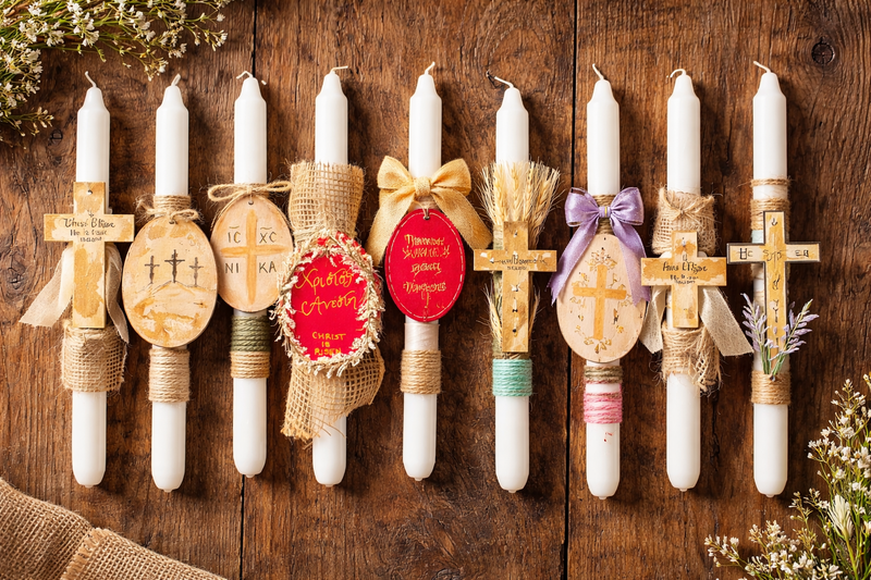 Lampades Pascha (Λαμπάδες Πάσχα) Easter Candles