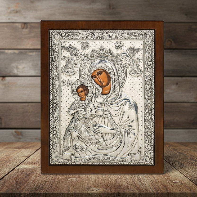 Silver Icon Sweetness of the Angels 31x25cm image 0