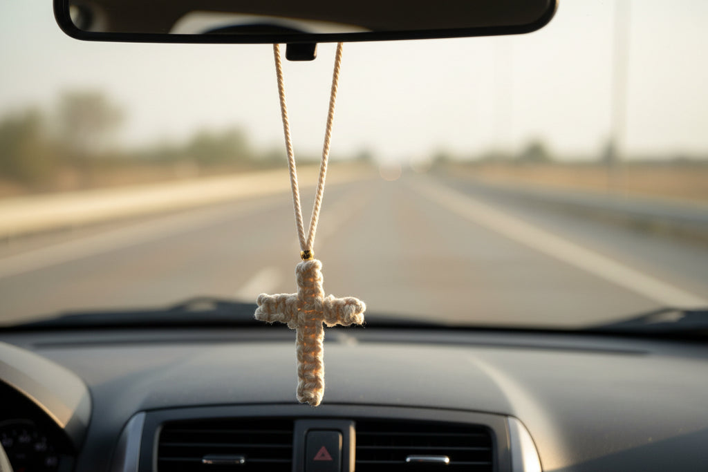 Handmade Cross Car Accessories