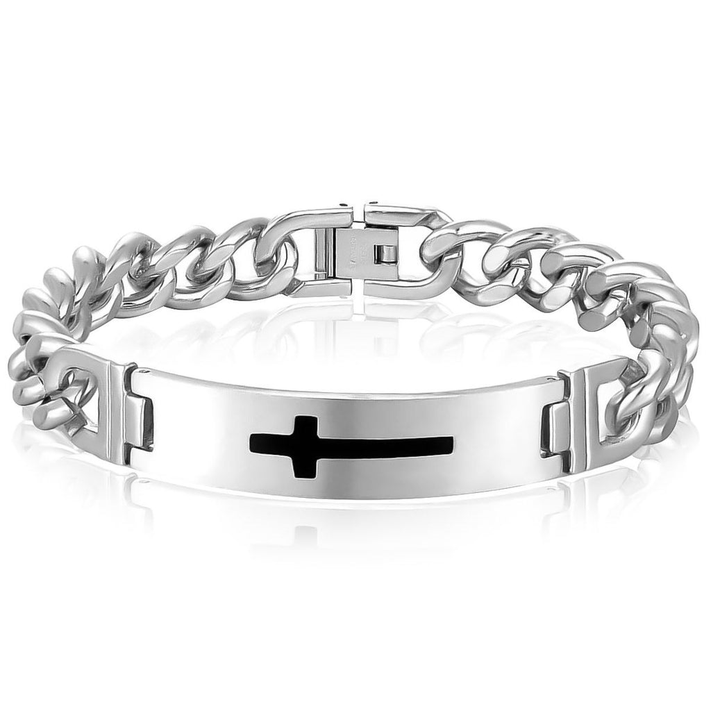 Men's Bracelet Handcuffs Cross image 0