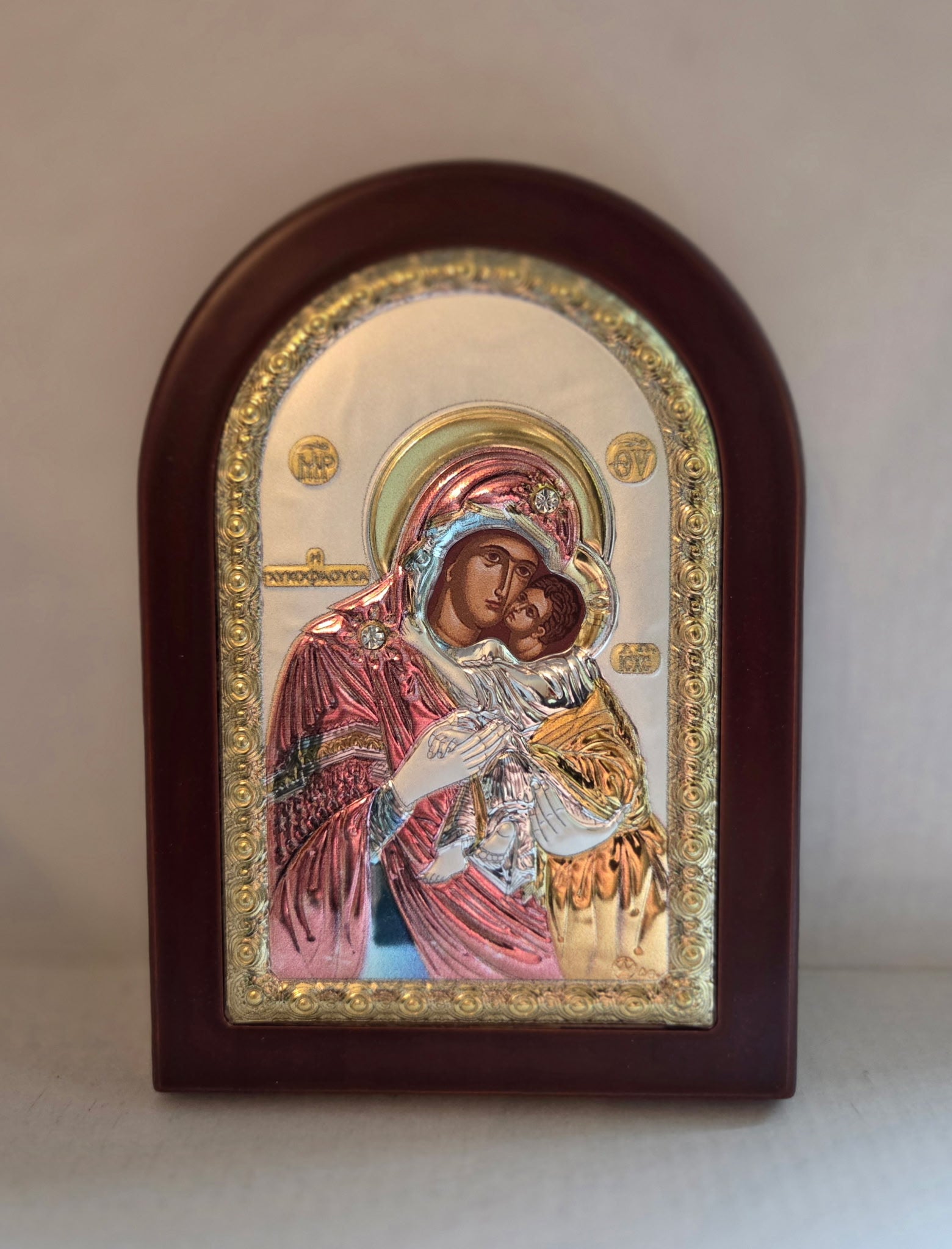 Silver Icon of the Theotokos (Virgin Mary)
