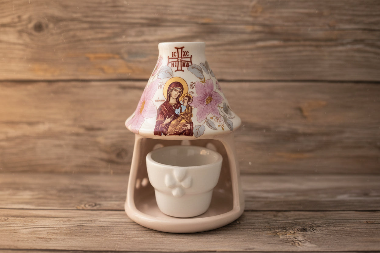 Lighthouse Vigil Lamp of Clay- Faros image 3