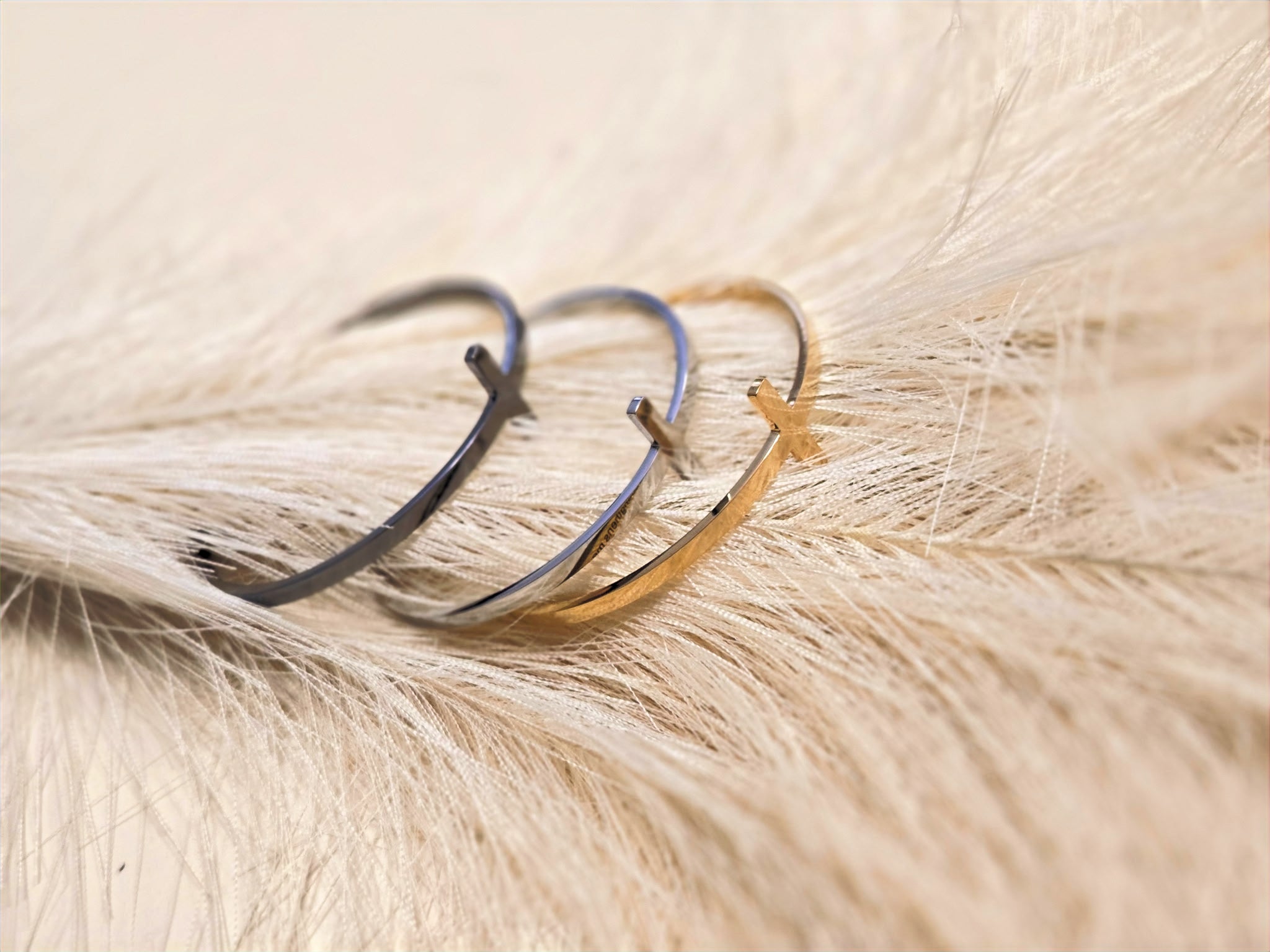 Cross Cuff  Bracelet image 2