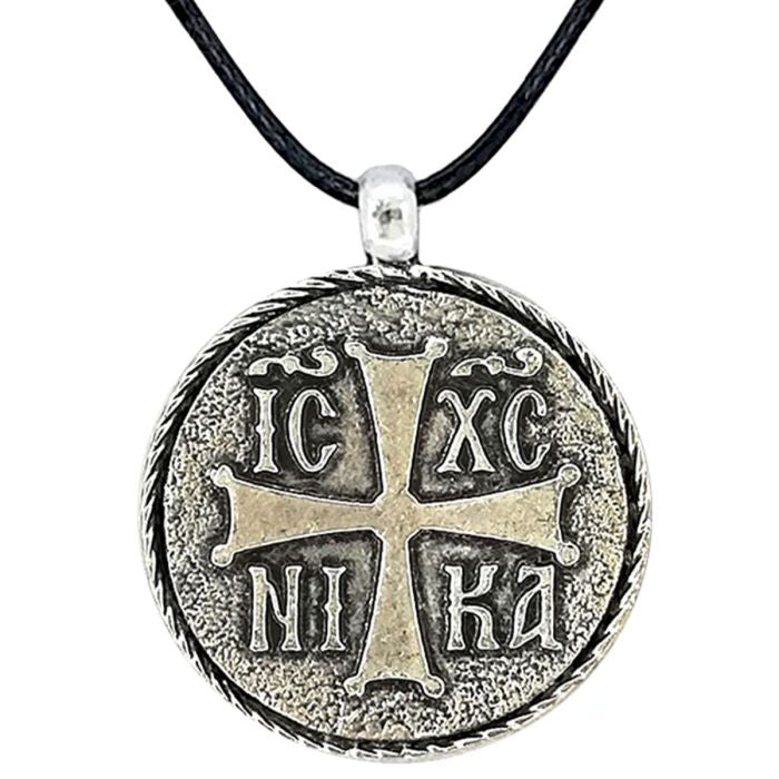 Silver-plated Saint Paisios Necklace image 1
