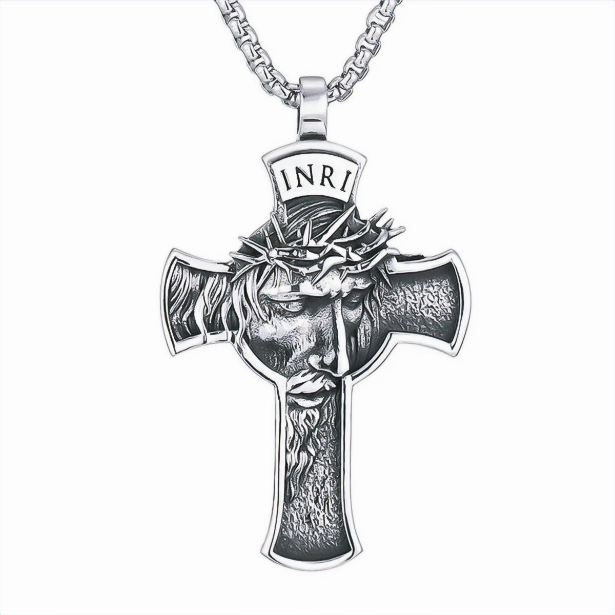 Jesus Bridegroom Cross Necklace image 0