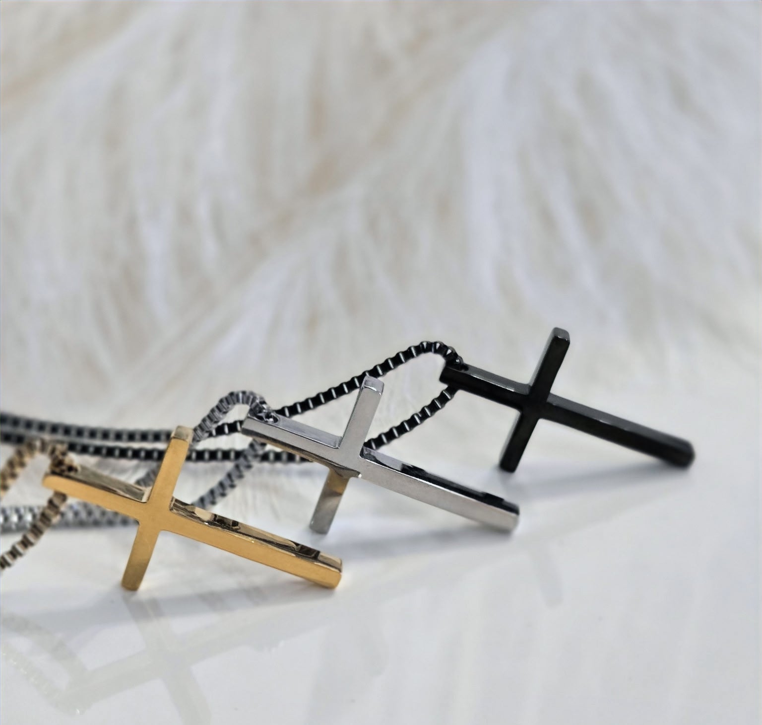 Classic Cross Necklace image 1