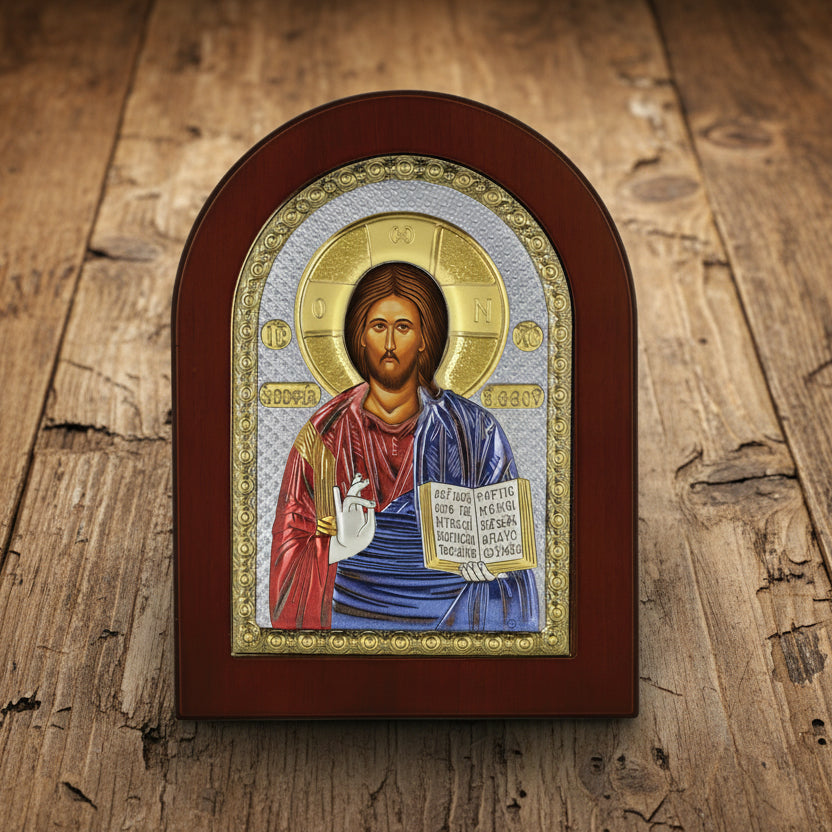 Silver Icon Jesus Christ