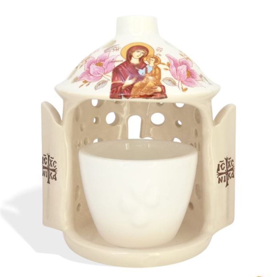 Skylight Vigil Lamp of Clay- Feggitis image 0