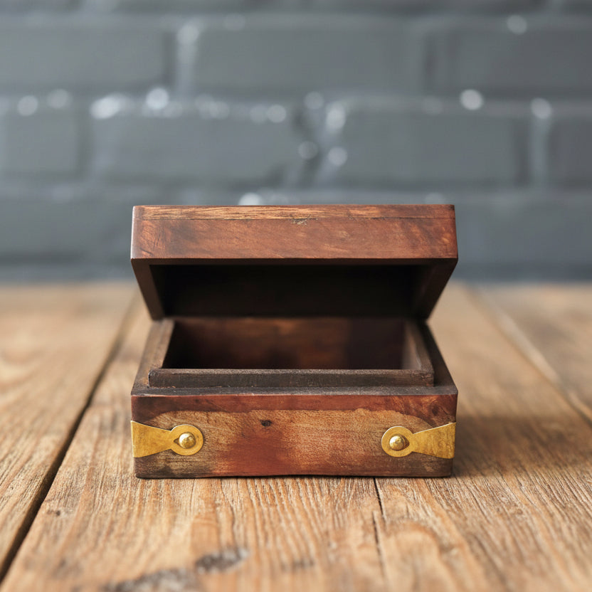 Wooden Incense Holder with Cross (large) image 2