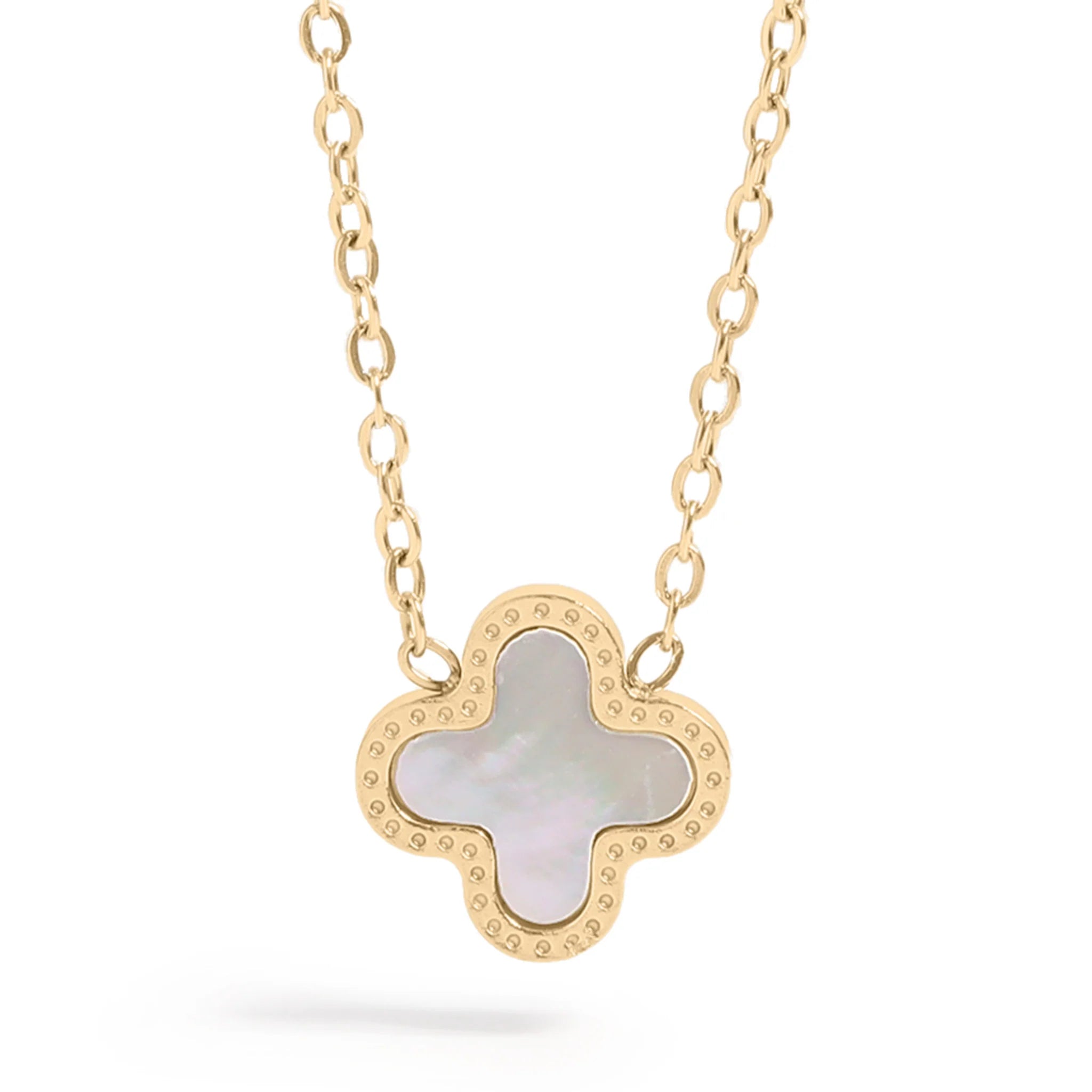 Lucky Clover Charm Necklace image 2