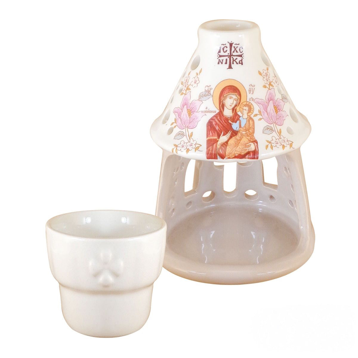 Lighthouse Vigil Lamp of Clay- Faros image 1