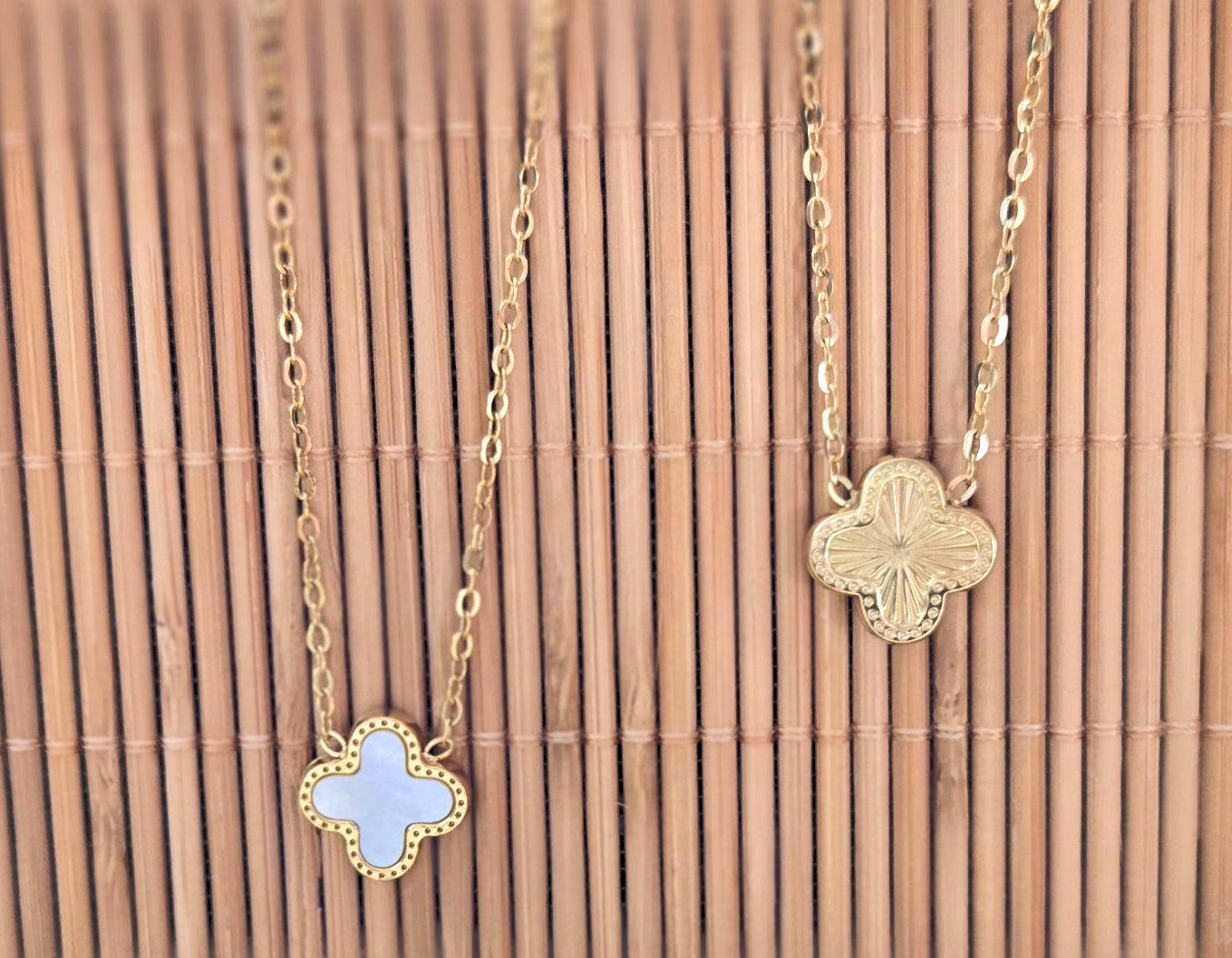 Lucky Clover Charm Necklace image 0